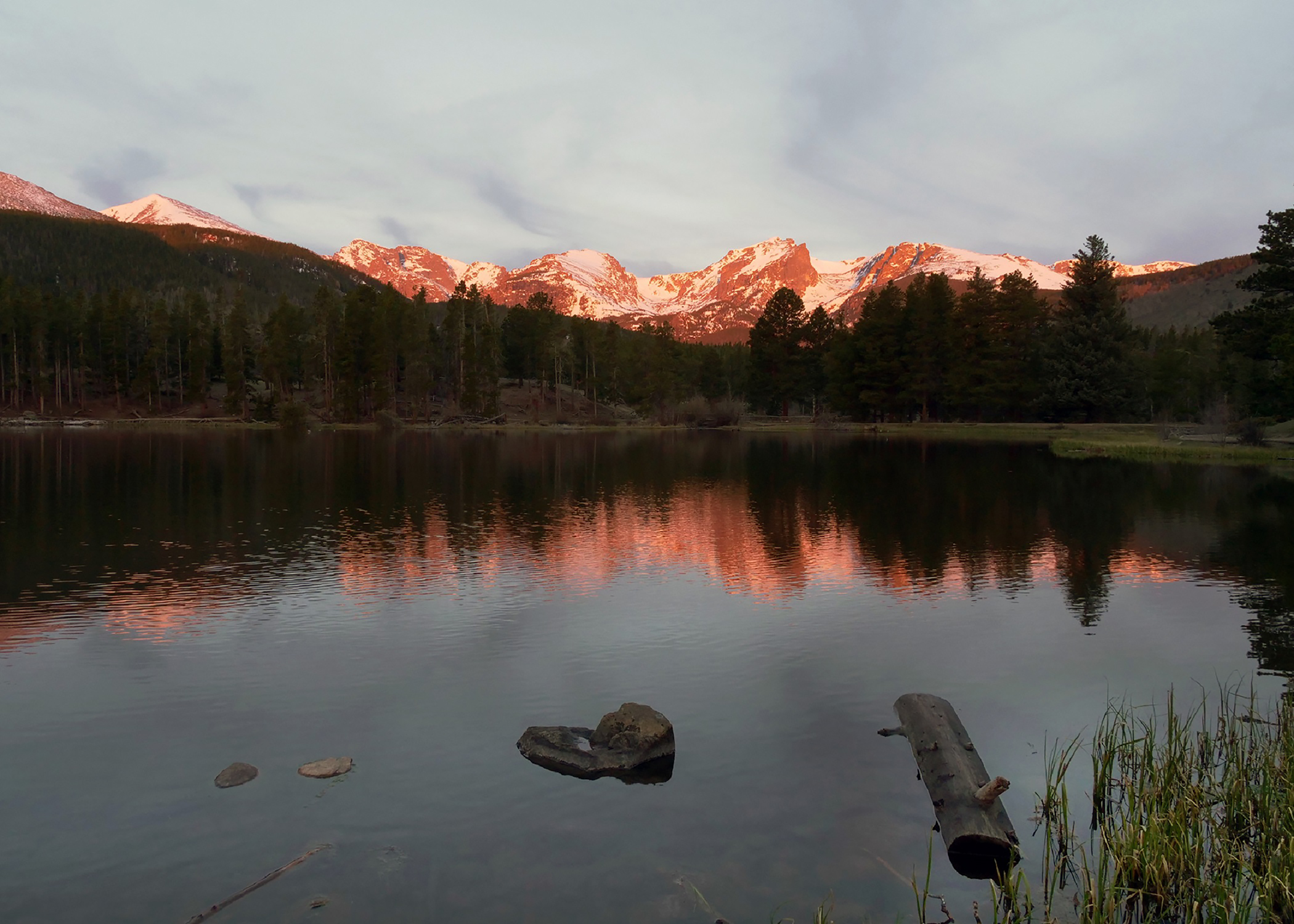 Scenic Sprague Lake in Rocky Mountain National Park. Photo by Sean Doherty.